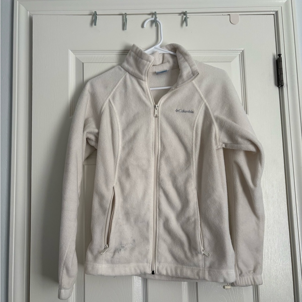 Columbia Women's Cream Fleece Ski Jacket